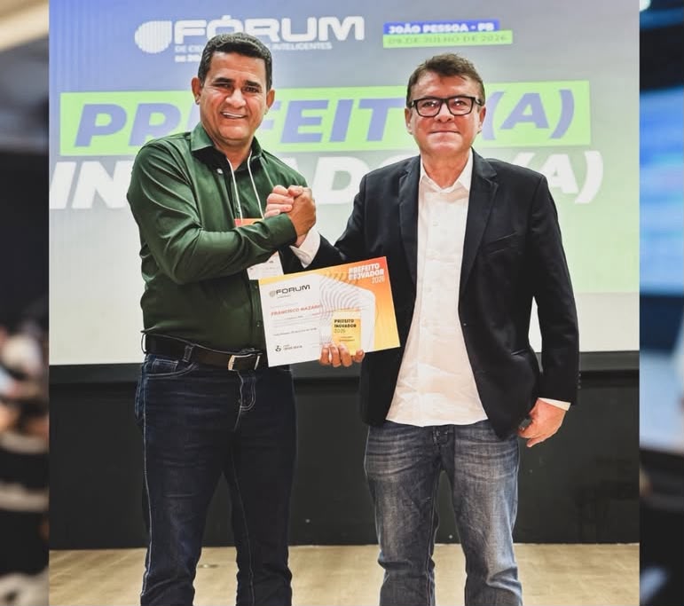 Prefeito Chico Nazário celebra conquista do Prêmio Prefeito Inovador Digital pelo segundo ano consecutivo