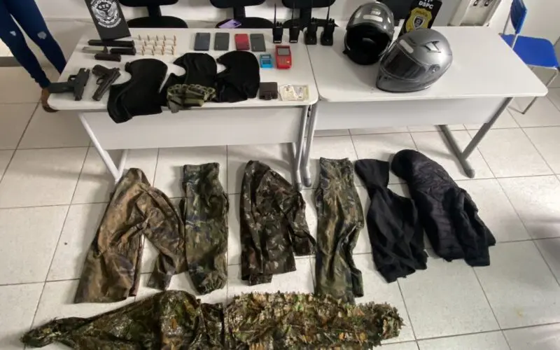 Operação da Polícia Civil desmonta base de facção criminosa carioca no Agreste paraibano