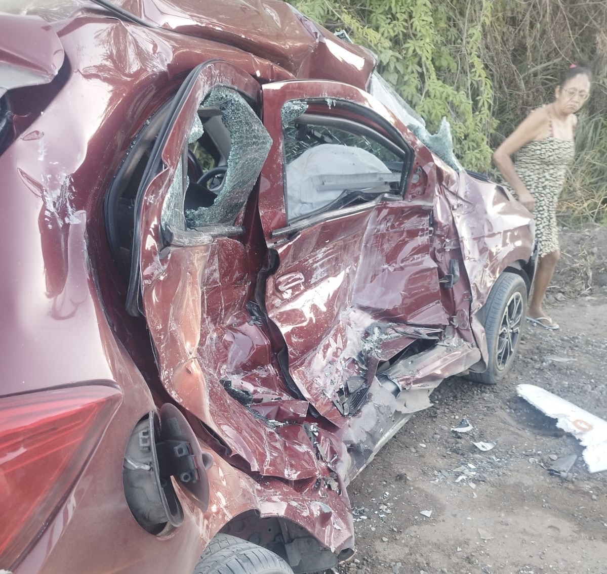 Morre terceira vítima de acidente entre carro e ônibus em Caaporã; o adolescente de 14 anos estava internado no Trauma